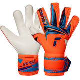 Reusch Men's Attrakt Gold X Evolution Goalkeeper Gloves Orange/Blue Both