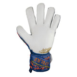 Reusch Men's Attrakt Grip Goalkeeper Gloves Premium Blue/Gold Back