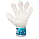 Reusch Men's Attrakt Speed Bump Goalkeeper Gloves White/Light Blue Back