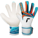 Reusch Men's Attrakt Speed Bump Goalkeeper Gloves White/Light Blue Both