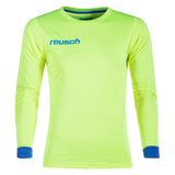 Reusch Men's Match Long Sleeve Padded Goalkeeper Jersey Yellow/Blue Front