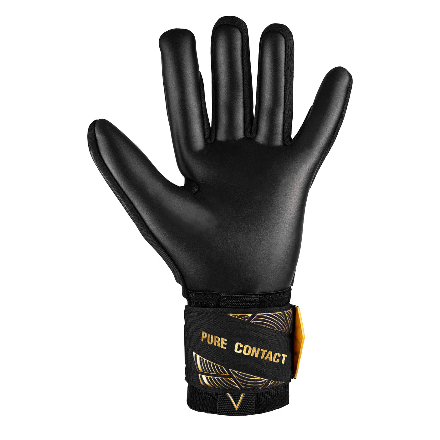 Reusch Men's Pure Contact Infinity Goalkeeper Gloves Gold/Black Back