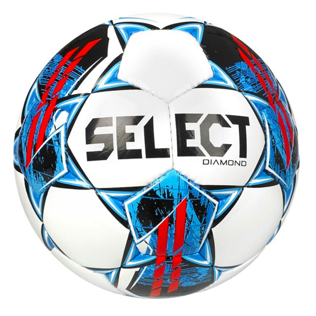 Select Diamond V22 NFHS Ball White/Blue Front
