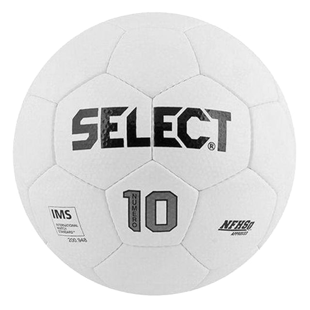 Select Numero 10 NFHS Ball White/Black Front