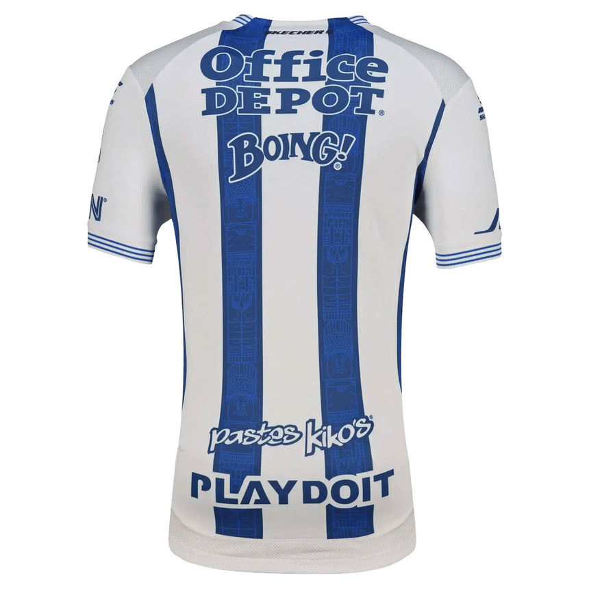 Skechers Pachuca Men's Home Authentic 2026/27 Jersey White/Blue Back