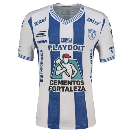 Skechers Pachuca Men's Home Stadium 2026/27 Jersey White/Blue Front