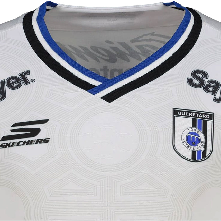 Skechers Queretaro Men's Home Authentic 2026/27 Jersey White/Black  Crest