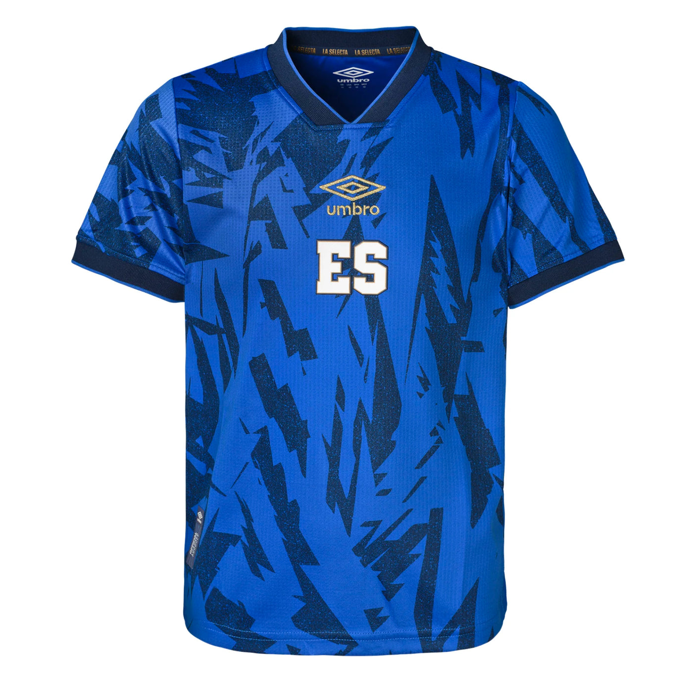 Umbro Kids El Salvador 2023/24 Home Jersey Blue/Black Front