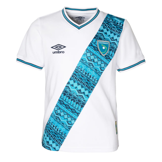 Umbro Kids Guatemala 2023/24 Home Jersey White/Blue Front