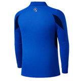 Umbro Men's El Salvador 2026 Authentic Home Long Sleeve Jersey Royal Blue Back