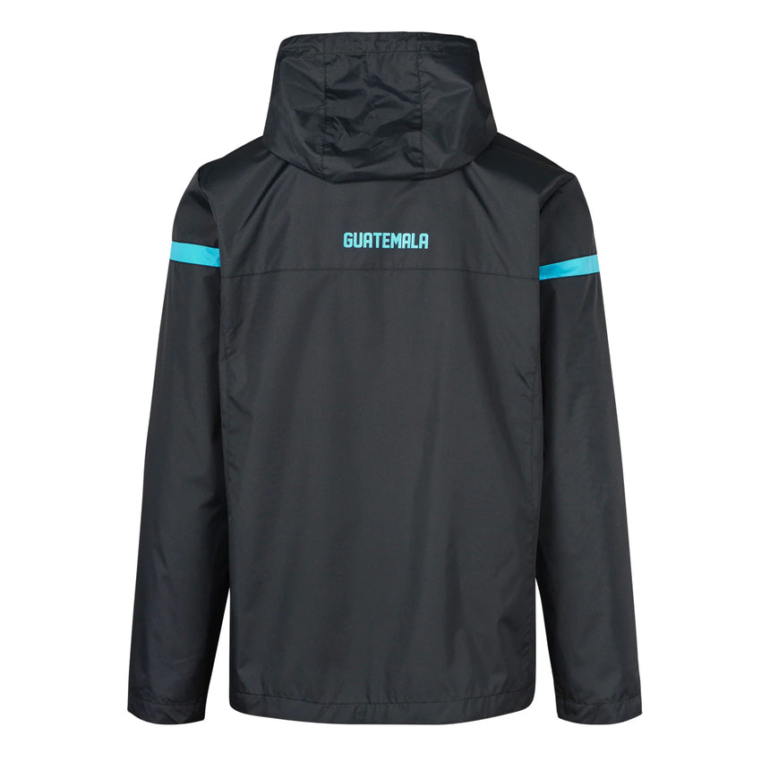 Umbro Men's Guatemala 2023/24 Rain Jacket Black Back