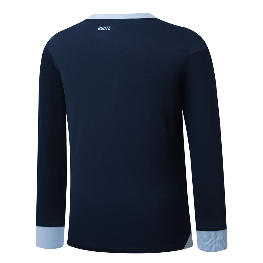 Umbro Men's Guatemala 2025/26 Long Sleeve Away Jersey Blue Back