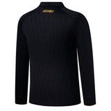 Umbro Men's Guatemala 2026 Authentic Away Long Sleeve Jersey Black/Sky Back