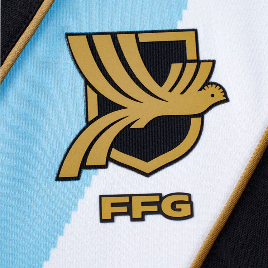 Umbro Men's Guatemala 2026 Authentic Away Long Sleeve Jersey Black/Sky Crest
