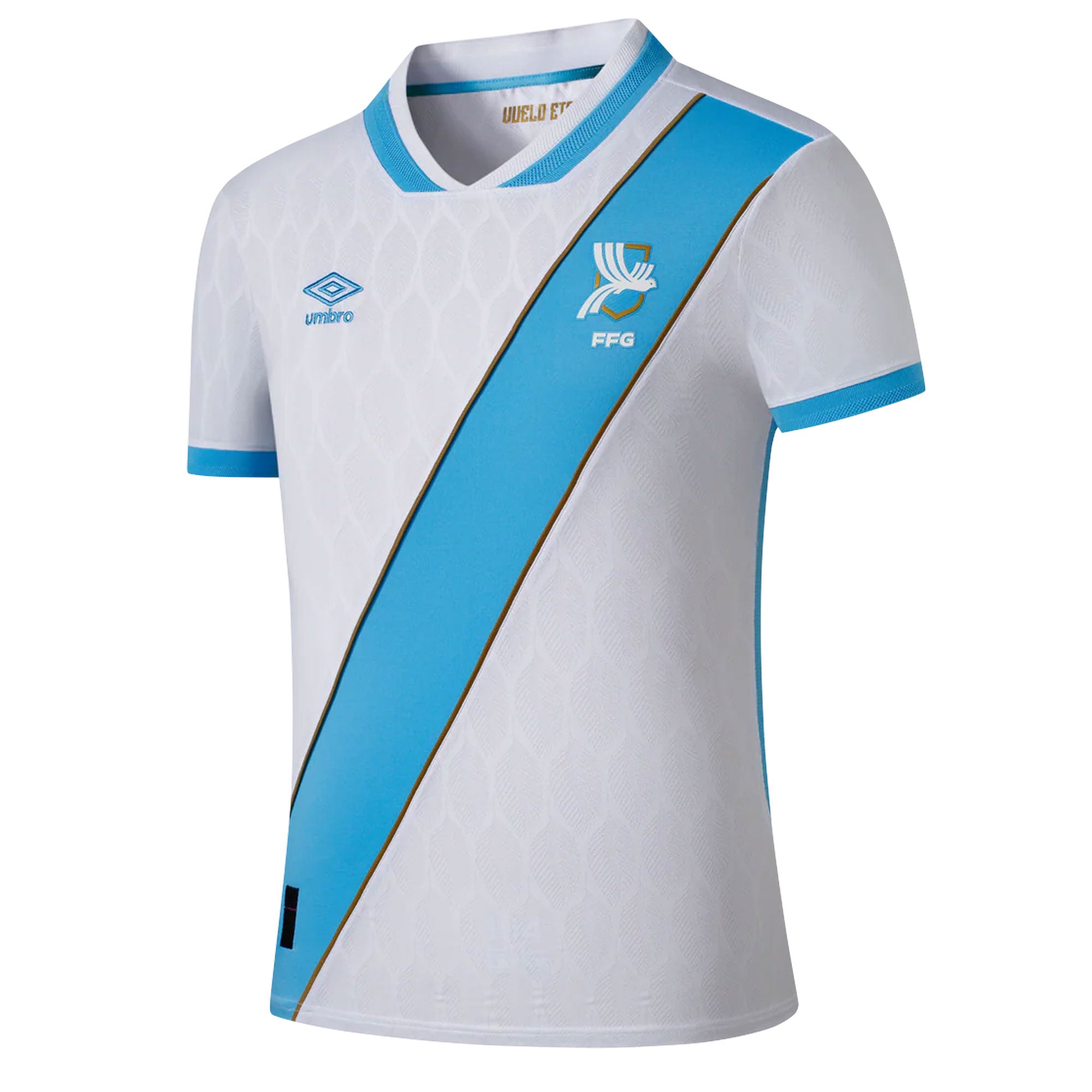 UMBRO★サッカーウェア★ホワイト/ブルー Umbro Guatemala Men's Home Authentic Soccer Jersey 2026 – Azteca