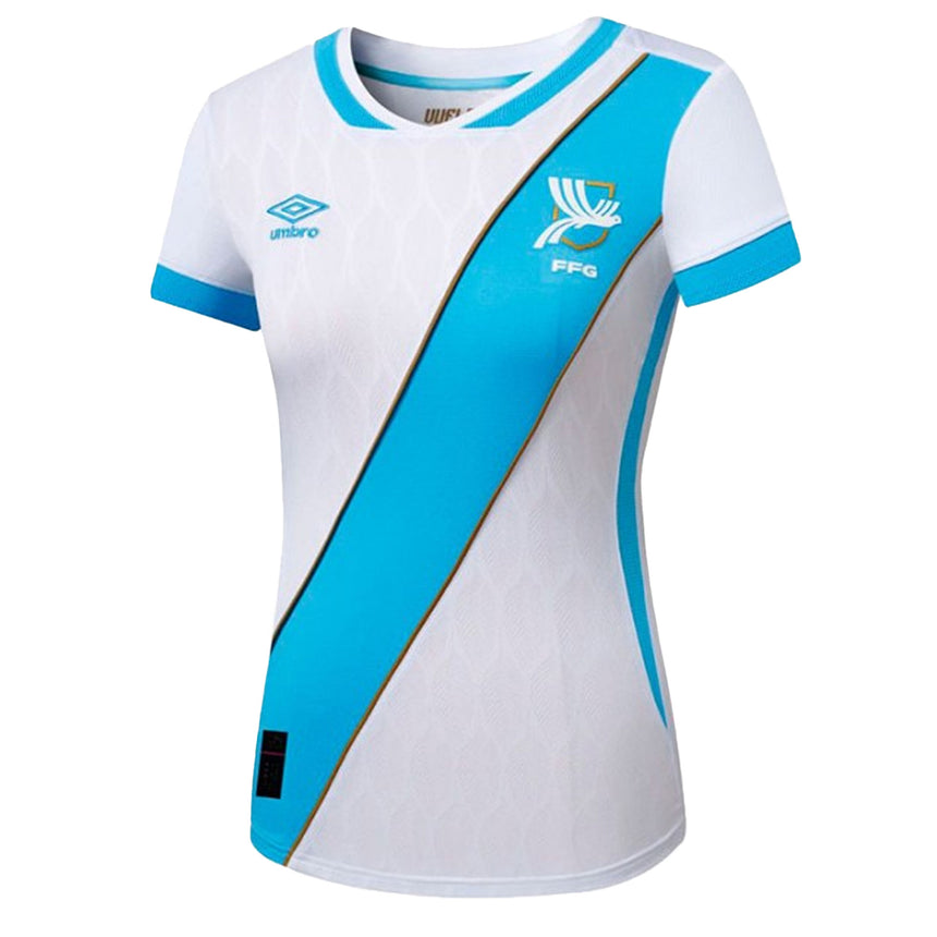 Umbro Women's Guatemala 2026 Authentic Home Jersey White/Sky Front