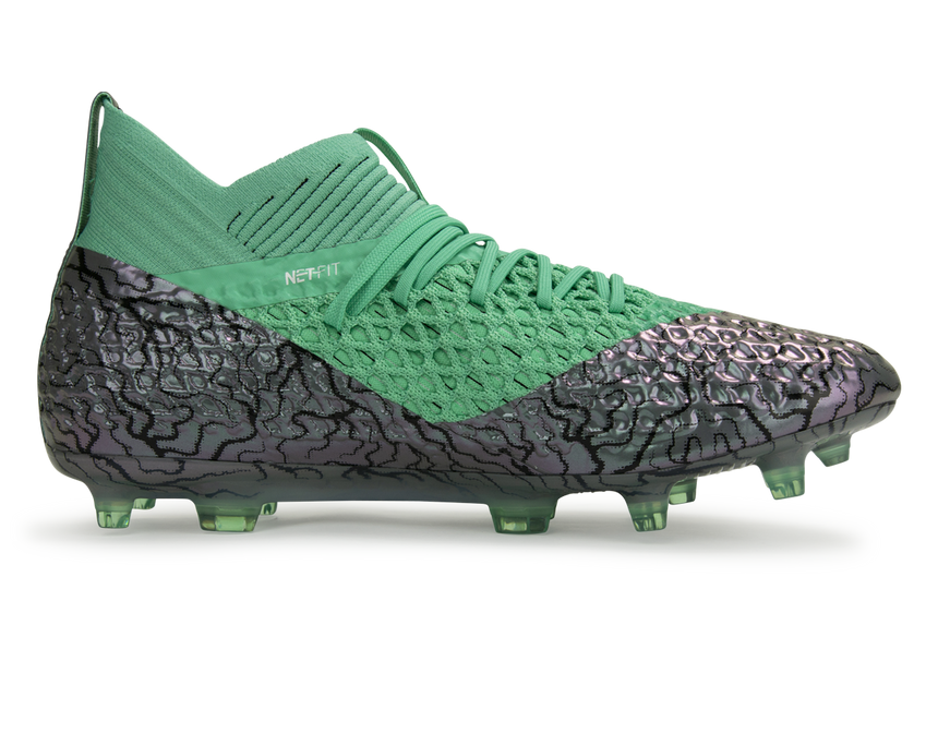 PUMA Men's FUTURE 2.1 NETFIT FG/AG Shift Green/White