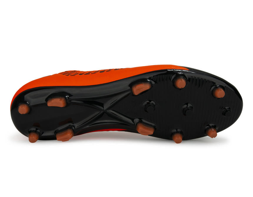 PUMA Kids FUTURE 2.4 NETFIT FG/AG Black/Shocking Orange