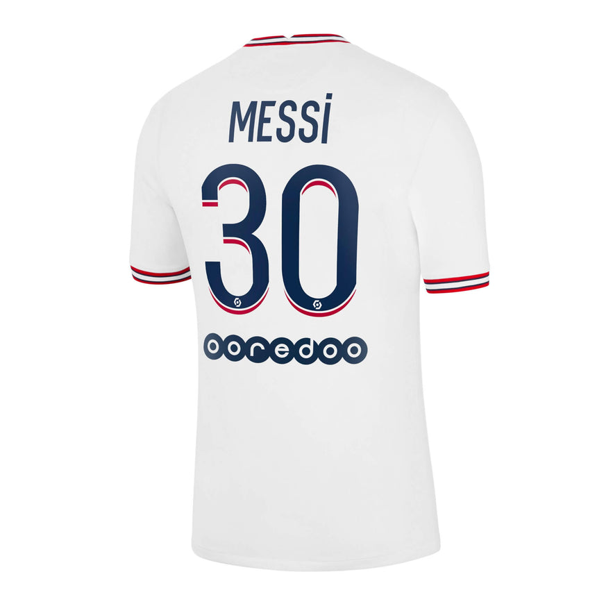 2021/22 Lionel Messi #30 PSG Fourth Jersey Official Nameset