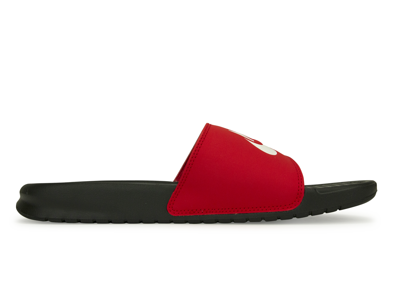 Nike benassi hotsell jdi black red