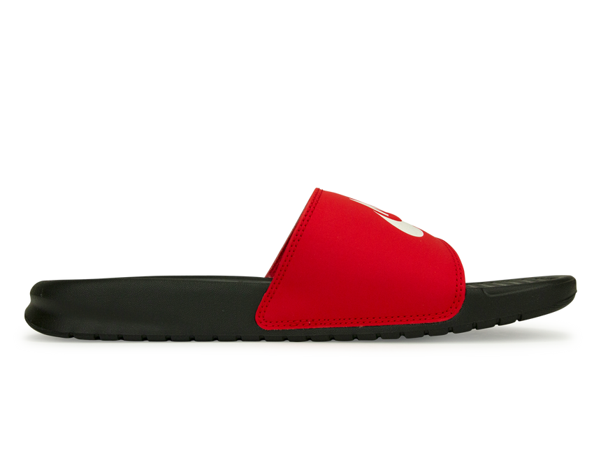 Nike Men's Benassi JDI Sandal Black/Red Side