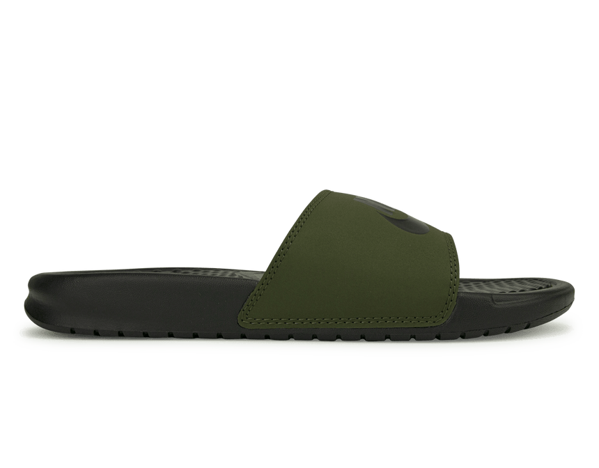 Nike Men's Benassi JDI Sandal Cargo Khaki/Black Front