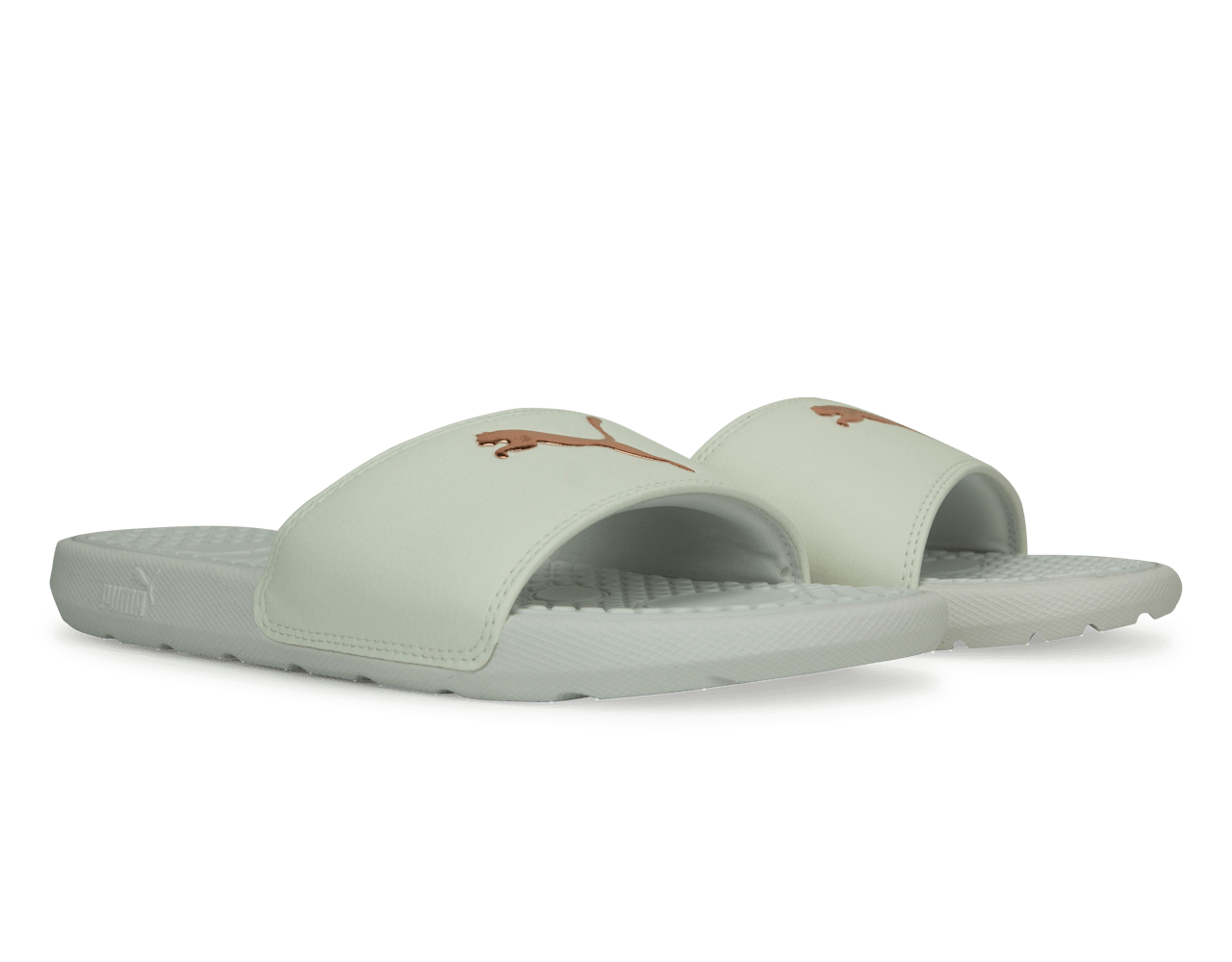 PUMA Women's Cool Cat Sandals White/Rose Gold Together