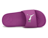 PUMA Women's Cool Cat Sandals Purple/Silver Sole