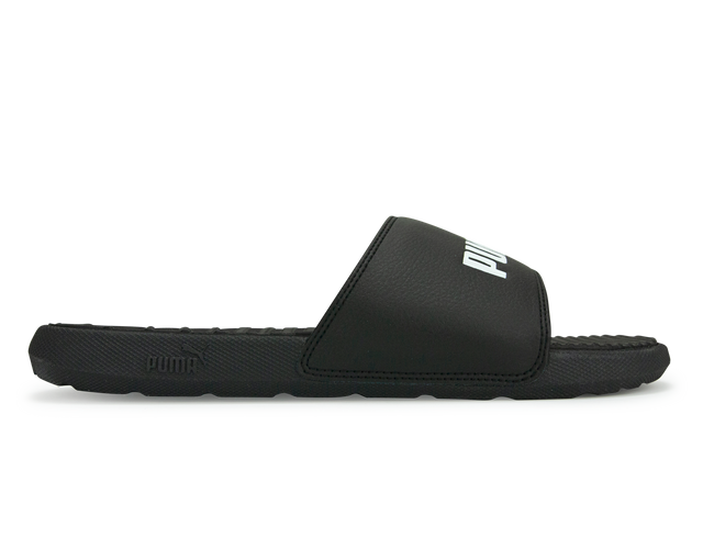 PUMA Men s Cool Cat Sandals Black White Azteca Soccer