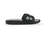 Nike Men's Benassi Solarsoft Slide Sandles Black/Metallic Silver
