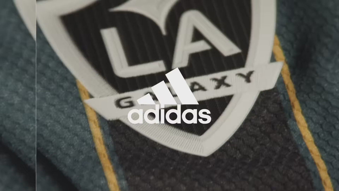 adidas Men's LA Galaxy 2021/22 Away Jersey Black/Tech Green