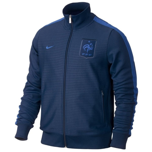 leeg Te voet Verhoog jezelf Nike Men's France N98 Track Jacket Navy – Azteca Soccer
