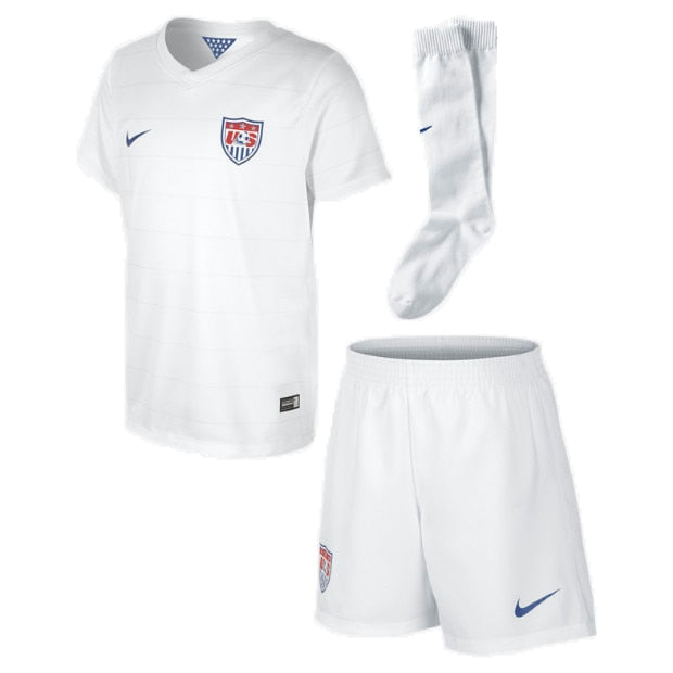 Nike Little Boys USA 14/15 Home Stadium Kit Football White/Game Royal