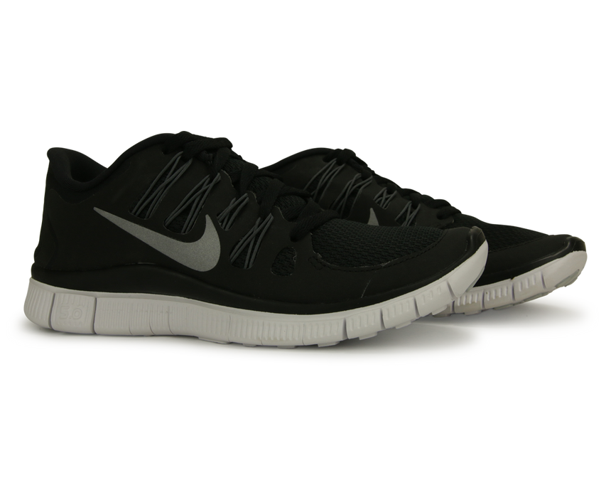 Nike Women's Free 5.0+ Running Shoes Black/White