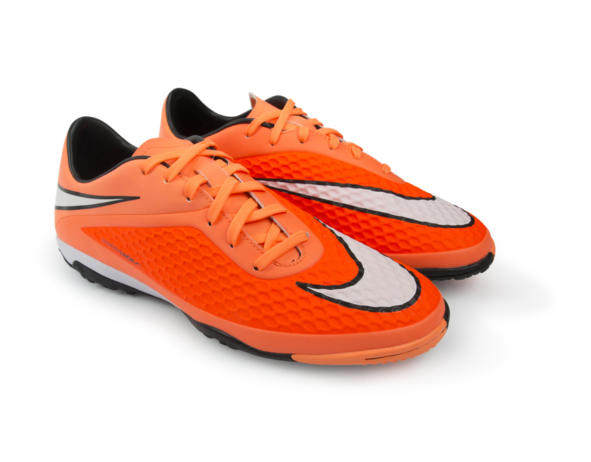 Nike Men's Hypervenom Phelon Turf Soccer Shoes Hyper Crimson/White