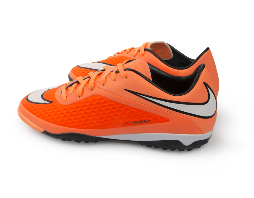 Nike Men's Hypervenom Phelon Turf Soccer Shoes Hyper Crimson/White