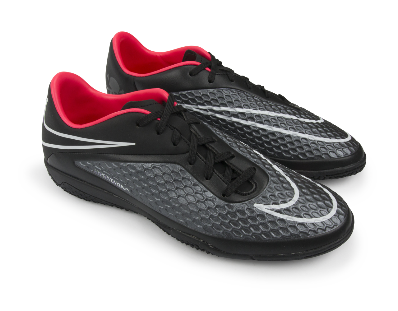 Nike Men s Hypervenom Phelon Indoor Soccer Shoes Black Black Hyper