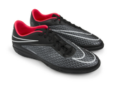Nike Men's Hypervenom Phelon Indoor Soccer Shoes Black/Black/Hyper Punch