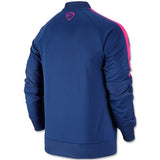Nike Men's FC Barcelona Squad Sideline Jacket Deep Royal Blue/Hyper Pink/Hyper Pink