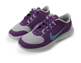 Nike Women's FS Lite Run Running Shoes Platinum/Grape Purple/White