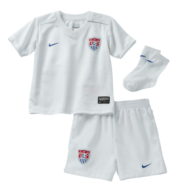 Nike Infant Unisex USA 14/15 Home Mini Kit White