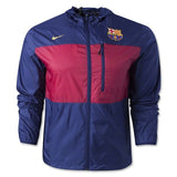 Nike Men's FC Barcelona Winger Jacket Loyal Blue/Noble Red/Sunlight