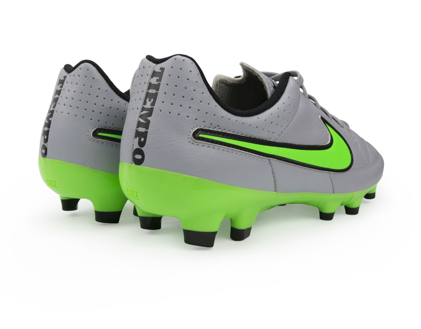 Nike Men's Tiempo Genio FG Wolf Grey/Green Strike/Black