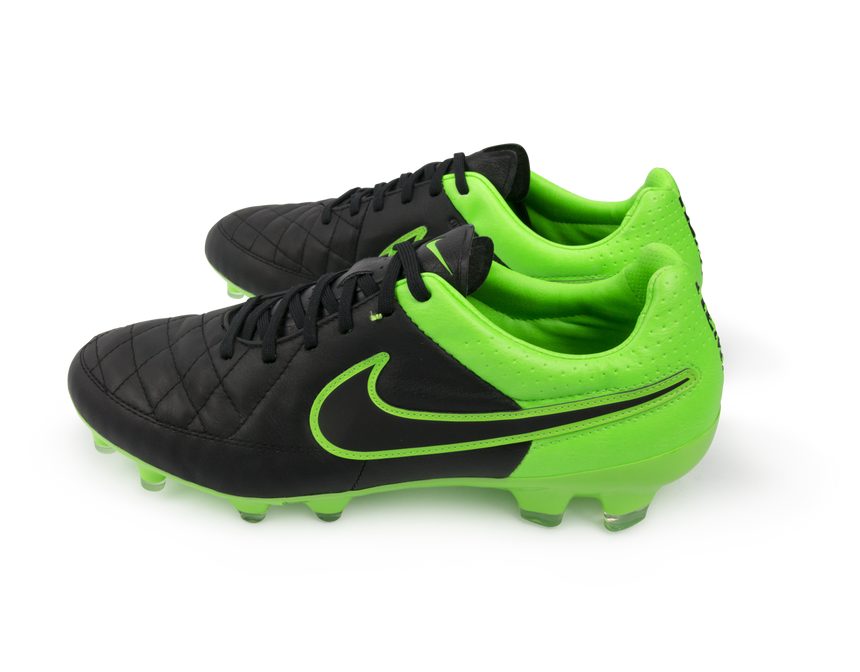 Nike Men's Tiempo Legacy FG Black/Green Strike/Black