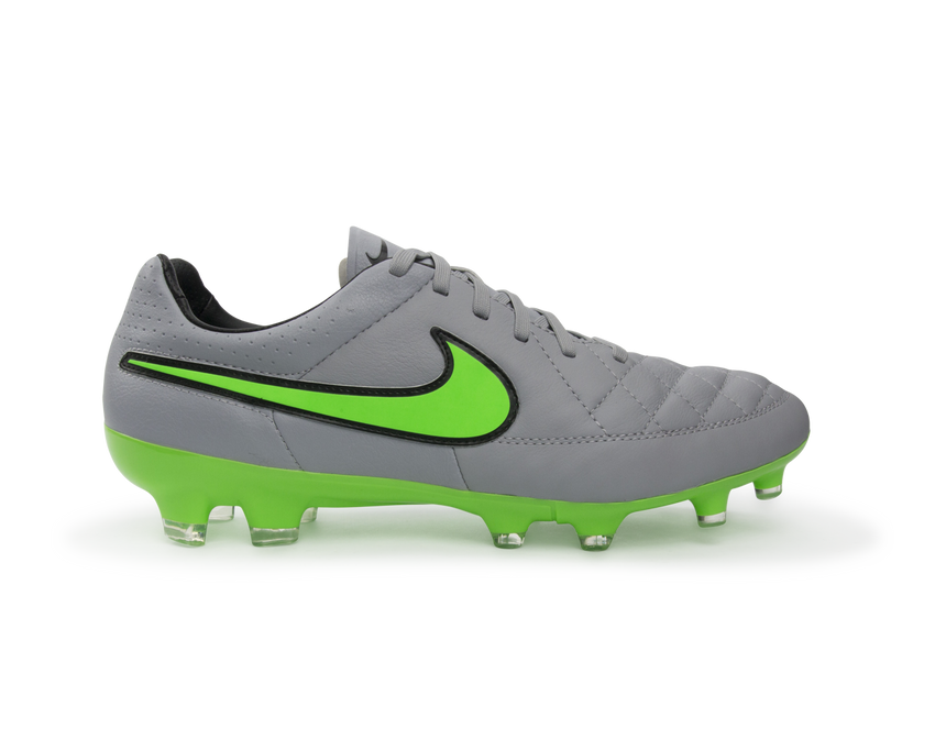 Nike Men's Tiempo Legacy FG Wolf Grey/Green Strike/Black