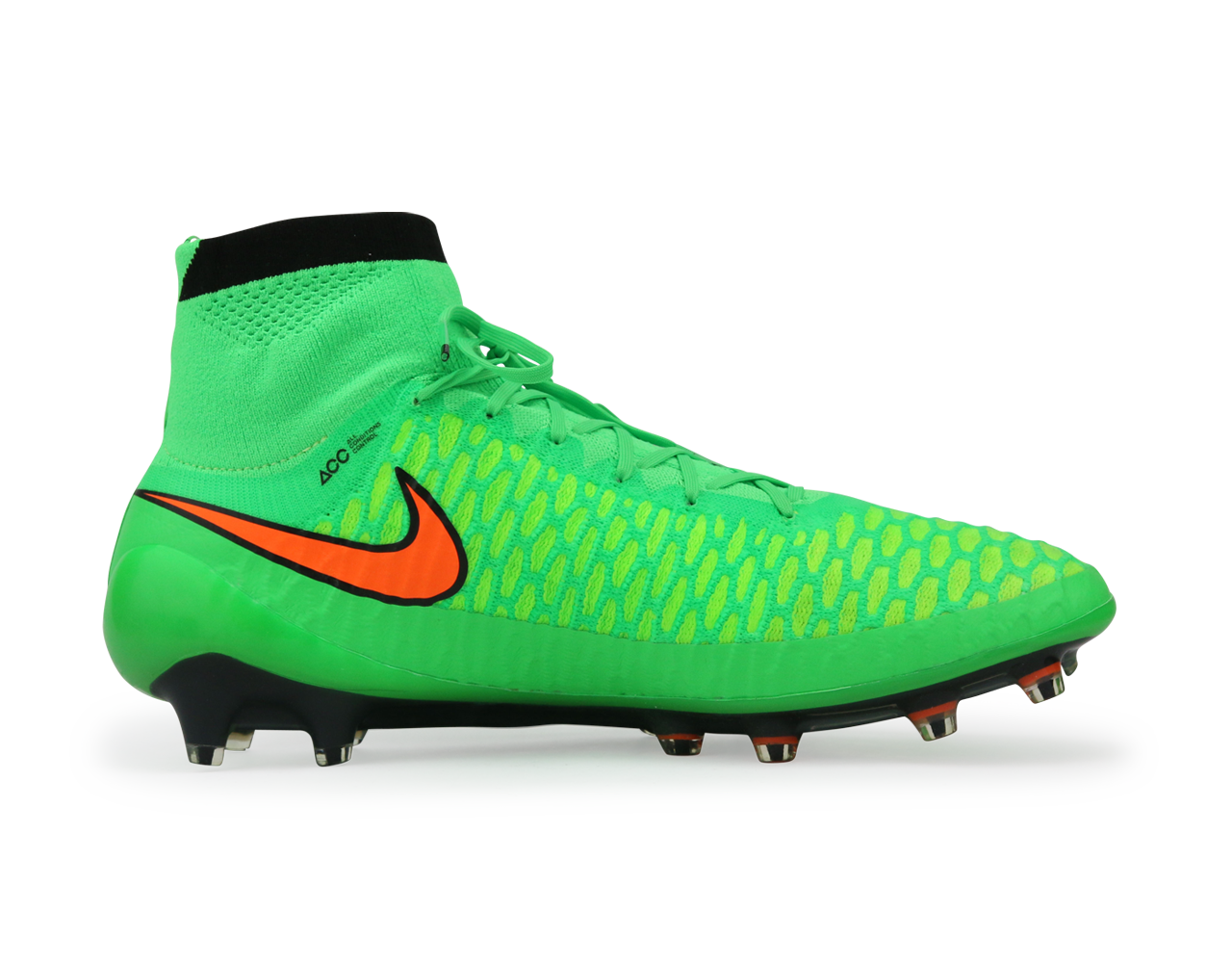Nike Men s Magista Obra FG Posion Green Total Orange Flash Lime