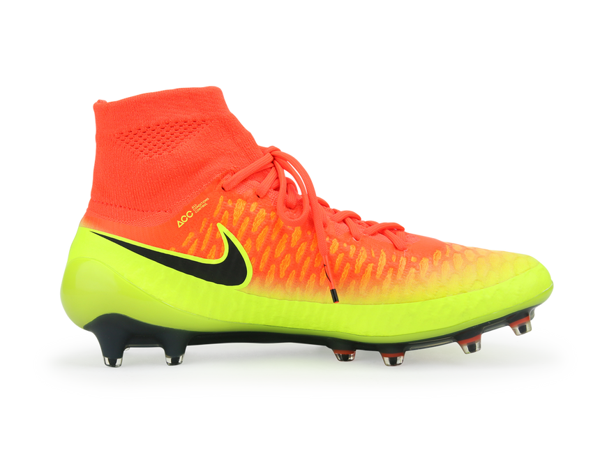 Nike Men's Magista Obra FG Total Crimson/Black Volt/Bright Citrus
