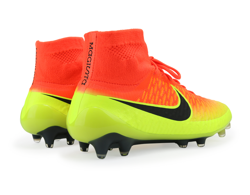 Nike Men's Magista Obra FG Total Crimson/Black Volt/Bright Citrus