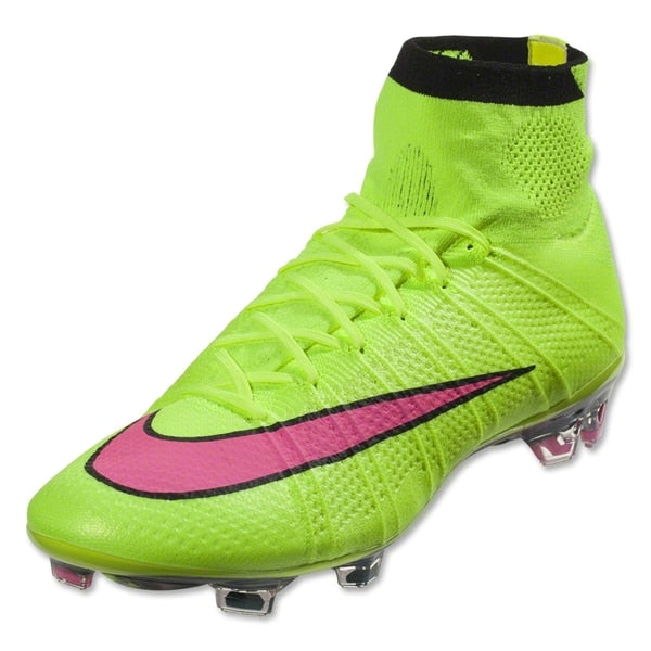Federal farmacéutico visual Nike Men's Mercurial Superfly FG Volt/Hyper Pink/Black – Azteca Soccer