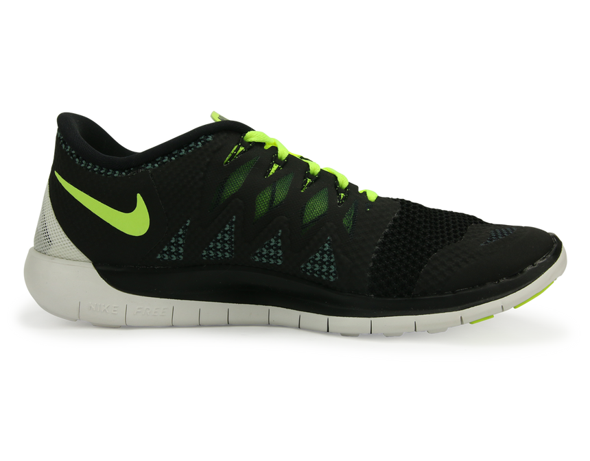Nike Men's Free 5.0 Running Shoes Black/Volt Dark/Magnet Gray